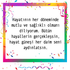 doğum günü kart mesaji